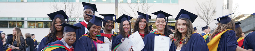 Group of students at Graduation
